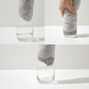 Satin hai lớp thấm mũ tắm san hô nhung khô tóc cap sợi nhỏ tóc khăn quấn phụ nữ - Product Image 4