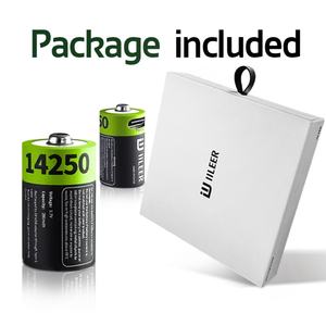 Batterie au lithium rechargeable IILEER 1036mWh 14250, 3.7V 280mAh, 1200 cycles, avec port Type C, prix usine - Product Image 6