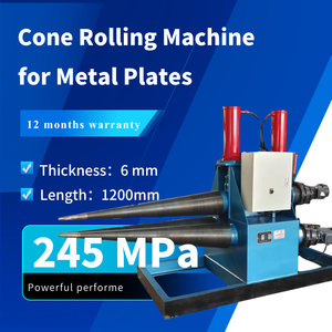 Machine à rouler les cônes hydrauliques 6*1200 pour cônes en acier au carbone, cônes en acier inoxydable pour conduits <span class=keywords><strong>de</strong></span> ventilation, réservoirs <span class=keywords><strong>de</strong></span> stockage, tubes <span class=keywords><strong>de</strong></span> <span class=keywords><strong>cheminée</strong></span> - Product Image 1