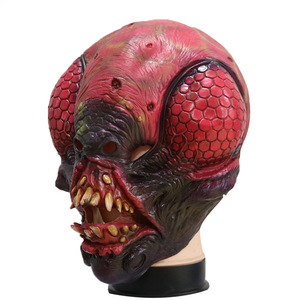 Máscara de Terror Alienígena Talla Única, Color Ant-Man, Accesorio de Disfraz para Fiesta, Cosplay de Halloween - Product Image 3