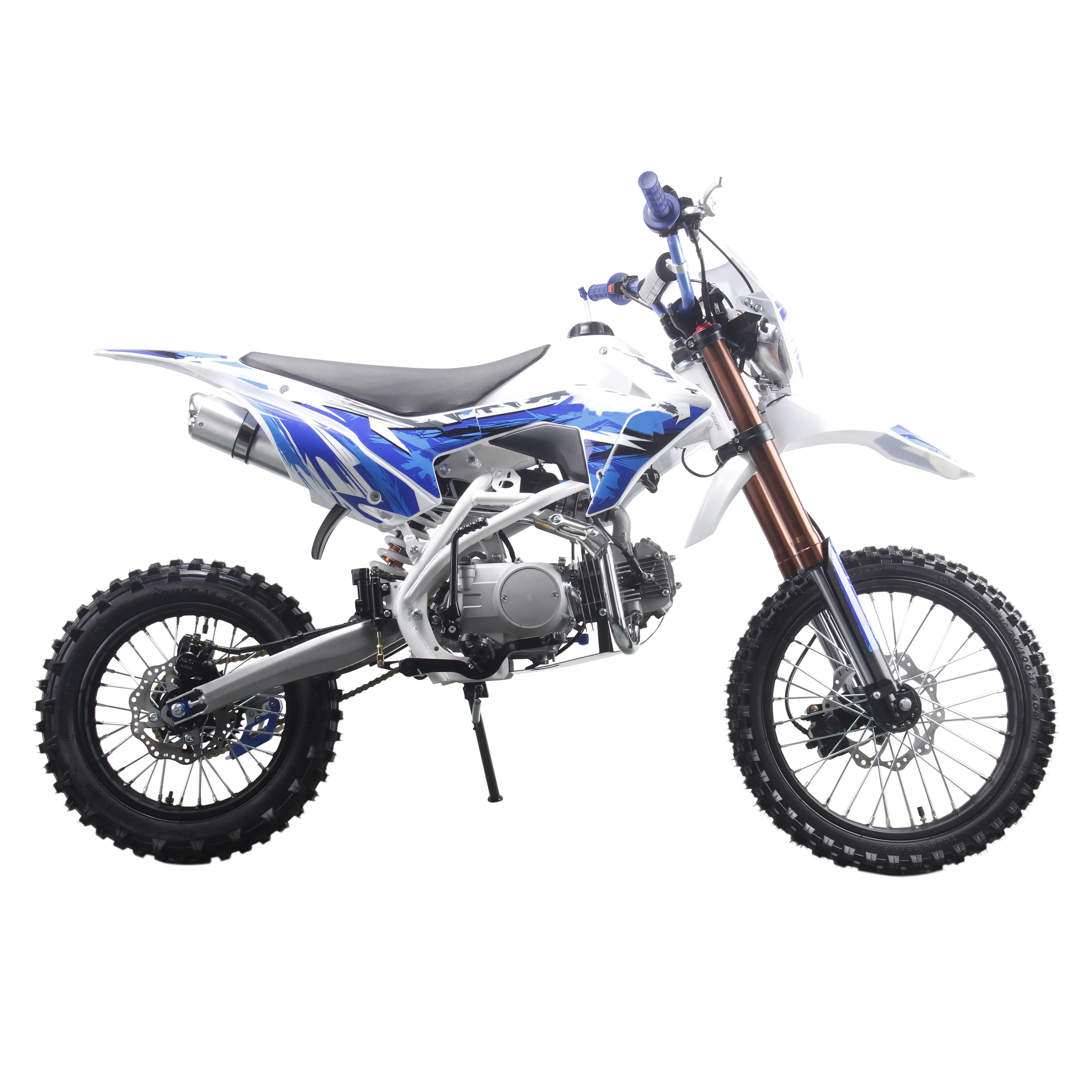 Mới 120cc/125cc lộn ngược ngã ba Dirt Bike với CDI đánh lửa ĐĨA PHANH f/r khí nhiên liệu Kick bắt đầu