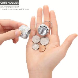 Keychain Diamond Small Pill Organizer Medication <b>Lock</b> <b>Box</b> for Purse Jewelry Ring Holder Custom Logo - Product Image 4