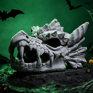 Dragon maléfique de la Sainte-Mort, best-seller fabriqué en Chine, pour Halloween, pièce décorative en résine réaliste, tailles personnalisables disponibles - Product Image 4