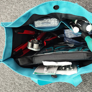 <b>Tool</b> Duffle Bag 15-19 Pockets 200 Lb Capacity Button Closure Top Handle Square Shape Polyester Lining - Product Image 1