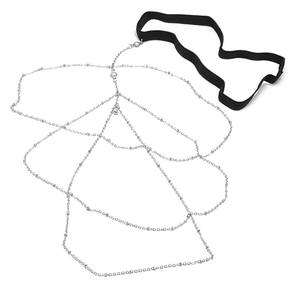 אופנה סקסי multilayer שרשרת חרוז rhinestone tassel שרשרת ירך בגדי ים לנשים - Product Image 6