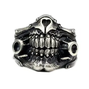 Authentische 925 Sterling Silber Mad Max Unsterblich Joe der Ringe Für Männer Retro Punk Rock Mens Edlen Schmuck