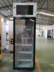 Giá Rẻ Thịt Đông Lạnh Thông Minh Tủ Lạnh Máy Bán Hàng Tự Động Với <span class=keywords><strong>Nayax</strong></span> <span class=keywords><strong>Card</strong></span> <span class=keywords><strong>Reader</strong></span> Trong Siêu Thị - Product Image 2