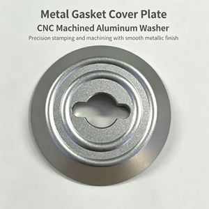 Componente de Disco Circular de Aluminio Mecanizado CNC Personalizado OEM con Base de Cubierta Circular, Múltiples Orificios de Montaje y Cavidad Empotrada - Product Image 2