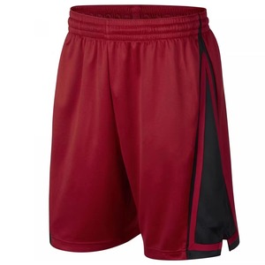 Men's Summer Casual Gym Jogger Shorts 100% Polyester Double <b>Layer</b> Sublimation Breathable Mesh Customizable Basketball Design - Product Image 1
