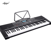 Cheapest Price 61keys Piano Keyboard With MAC Jack LCD Display Portable Electronic Organ for Adult Children Beginner Hot Sale