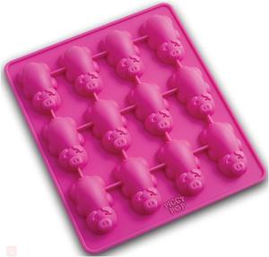 Bandeja de hielo de la serie Animal para el horno, molde de silicona seguro para el horno, con dibujos animados de chocolate, para decoración de pasteles, 12 <span class=keywords><strong>cerditos</strong></span> pequeños - Product Image 5