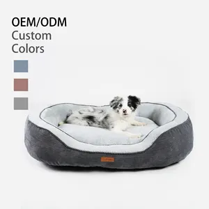 Manufacturer Wholesale Pet Bed Soft Dog Bed woven cozy cave dog bed for big pet