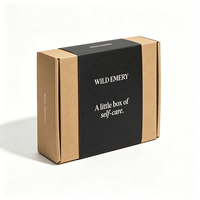 Boîtes d'expédition en carton ondulé en papier kraft naturel avec logo personnalisé imprimé et étui pour l'emballage et l'expédition de produits de beauté et de soins personnels