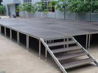 Plataforma de Escenario Portátil Ligera de Aleación de Aluminio Cuadrada en Oferta, con Dimensiones Personalizadas para Eventos en Interiores y Exteriores