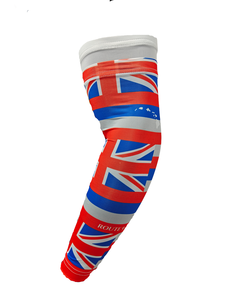 FQ personalizado compressão resfriamento em branco duplo cotovelo mangas compressão rugby futebol basquete esporte dupla camada braço mangas - Product Image 6