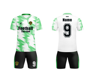 Tissu Jacquard sur mesure par sublimation Vêtements d'équipe de football de qualité supérieure unis Nouveau design Maillot De Football <span class=keywords><strong>vierge</strong></span> pour hommes 2024 - Product Image 1