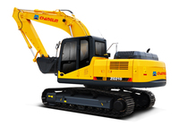 Excavadora de cadenas de 21 toneladas, 6.69 m de profundidad de excavación, motor Cummins de 112 kW, excavadora para movimiento de tierras y desarrollo de sitios