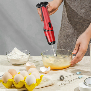 Batidora Inalámbrica Recargable 3 en 1, Procesador de Alimentos de Baja Velocidad, Batidora de Varillas, Batidora de Mano, Máquina para Repostería Recargable - Product Image 5