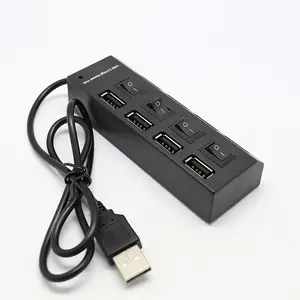 Hub USB 7 port kecepatan tinggi, Hub led Multi port Usb 2.0 kecepatan tinggi 7 port harga pabrik