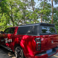 Auvent de camionnette étanche et verrouillable avec design d'aile arrière pour Dodge Ram 1500, Ford F150, Toyota Hilux, conception divisée assemblée