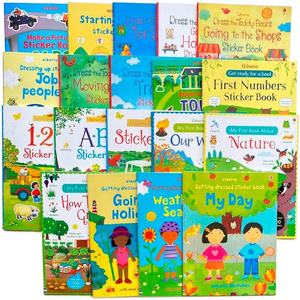Album di libri di adesivi di vendita calda per bambini etichetta adesiva per bambini in carta di rilascio di cartoni animati autoadesiva colorata a prova di adesivo personalizzato - Product Image 5