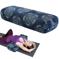 MABOZOO Tragbares Polyester-Yoga-Bolster-Kissen Rechteckiges Restauratives Meditationskissen mit Tragegriff