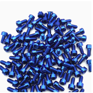 Tornillo de Cabeza Torx de Titanio Anodizado Azul, Ligero, para Motocicleta y Bicicleta - Product Image 2