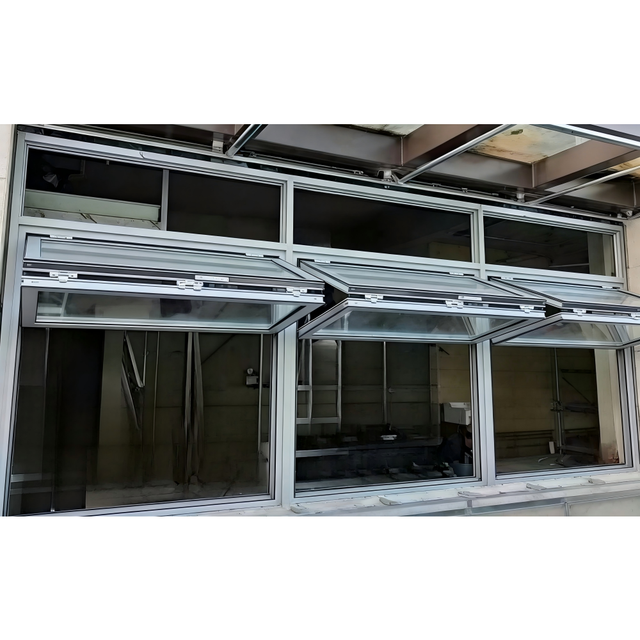 Acoustic Aluminum Vertical Folding Window 40dB STC Triple Glazed Soundproof Anti-Theft Graphic Design Studio Grade Professional