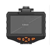 NTS300 Carte 32GB Caméra endoscope portable 8mm Triple objectif Écran 5.0 "Endoscope de tuyau 1080P pour l'industrie