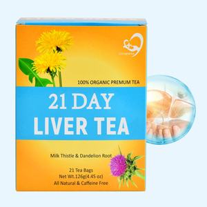 Té de Hierbas Chinas para la Limpieza del Hígado, Riñones y Colon, Té de 21 Días para la Limpieza del Hígado con Hierbas Orgánicas Naturales, Té Saludable para el Hígado - Product Image 1