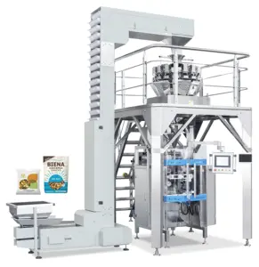 Chinese Manufacturer VFFS Continuous Motion High Speed 150 bags/min Puffed Rice Cashew Nuts Packing Machines