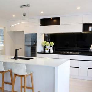 Juego de Muebles de Cocina Modernos y Populares de 2023, Nuevo Diseño de Gabinetes de Cocina, Equipamiento de Cocina para Villa - Product Image 3