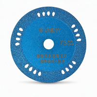 Disques en carborundum Tuoyue de 3 pouces (75 mm) pour meuleuse d'angle, applications sur carrelage, bois, métal, trou intérieur de 10 mm