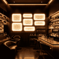 Boîte à lumière LED de table en acrylique économique pour menu de restaurant, panneau publicitaire pour les promotions du jour