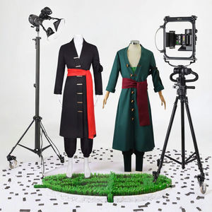 Disfraz de Cosplay, <span class=keywords><strong>Kimono</strong></span> de Anime, Túnica de Zoro, Uniforme, Atuendo de Halloween <span class=keywords><strong>con</strong></span> Pendientes para Comic <span class=keywords><strong>Con</strong></span> - Product Image 2