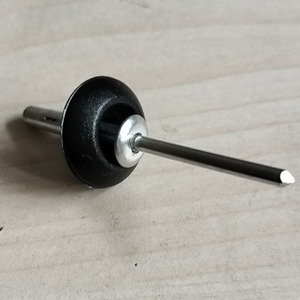 Remache ciego de plástico de 0.1875 pulgadas de diámetro con cabeza de botón y arandela incluida para accesorios de kayak y canoa para exteriores - Product Image 2