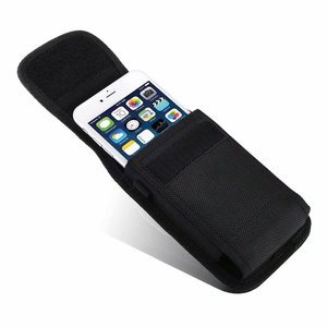 Funda con Clip para Cinturón para iPhone 17 16 15 14 13 12 11 Pro Max <span class=keywords><strong>Xs</strong></span> XR, Funda de Nailon Resistente para <span class=keywords><strong>Hombre</strong></span>, Color Negro - Product Image 6