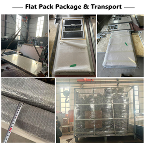 Kits de <span class=keywords><strong>garage</strong></span> de rangement extérieur, abris de jardin faciles à assembler, <span class=keywords><strong>construction</strong></span> métallique durable et étanche - Product Image 5