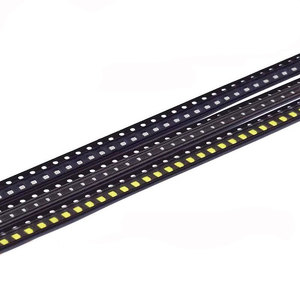 100 ชิ้น LED SMD 0402 0603 1206 0805 สีขาวสีแดงสีฟ้าสีขาวอุ่นสีเขียวสีเหลืองสีส้มไดโอดเปล่งแสง - Product Image 1