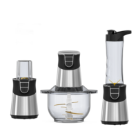 Hete Aanbieding Premium Babyvoedselprocessor Elektrisch 500W Drukknop Variabele Snelheid Multifunctioneel Laag Geluidsniveau 4 Messen Capaciteit