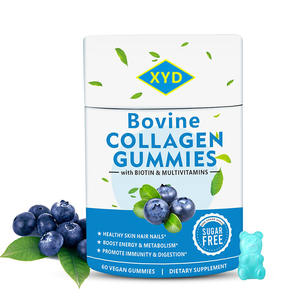 Gomitas de colágeno OEM con vitamina C de biotina para cabello/uñas/suplemento dietético Gomitas de colágeno - Product Image 1