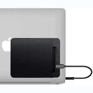 便携式3m胶水粘贴式外部硬盘驱动器手提箱支架套筒存储器用于电脑配件