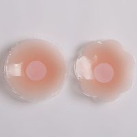 Coussinets adhésifs invisibles réutilisables en silicone pour poitrine, rehausseurs de poitrine rembourrés, confortables et sans couture pour femme
