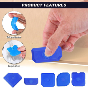 Modern TPR <b>Silicone</b> <b>Sealant</b> Spreaders Caulking Tool for Apartment Tile Grout Window Door Applications-Durable <b>Waterproof</b> Easy - Product Image 2