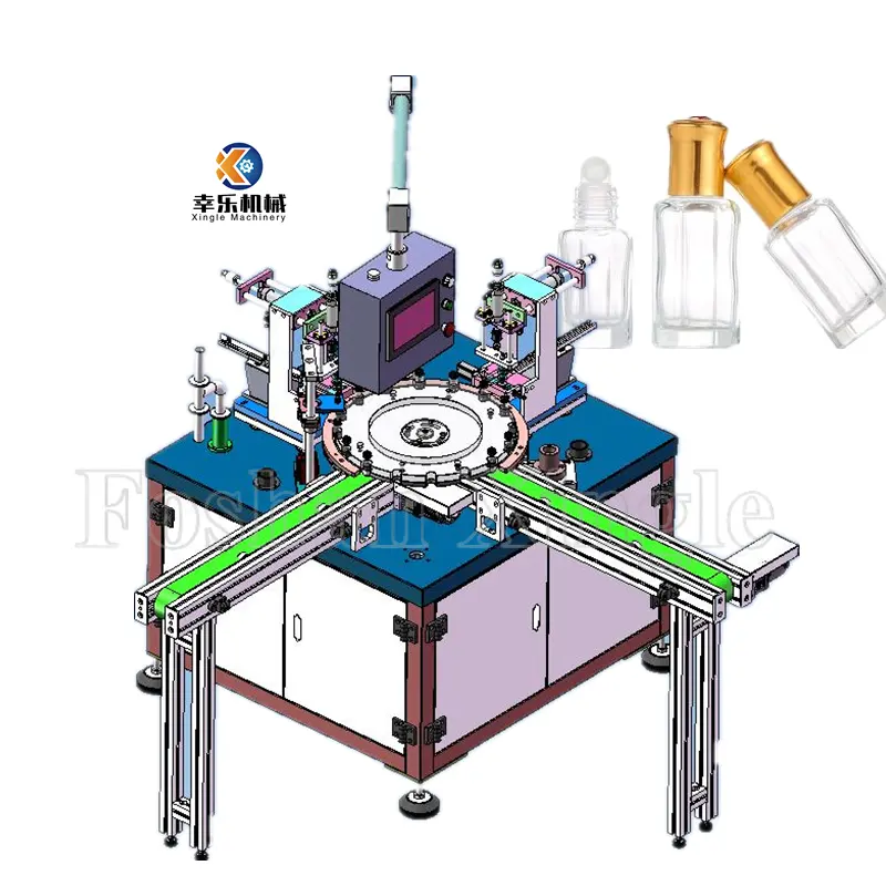 เครื่องปิดฝาขวดขนาดเล็กเครื่องบรรจุและปิดฝาขวดขนาดเล็กครีมเครื่องสำอางแบบแบน