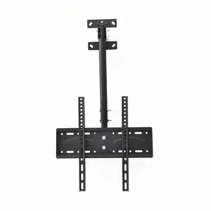 China Factory Height Adjustable TV Ceiling Mount For 42"-85" Screen TV Wall Mount Bracket Motorize