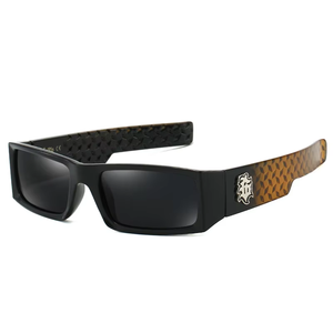 Chicano locomotora gángster estilo Hip Hop moda West Coast <span class=keywords><strong>gafas</strong></span> de sol TAC lente polarizada <span class=keywords><strong>gafas</strong></span> de sol 2025 tendencia - Product Image 2
