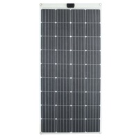 Panneau solaire de camping, panneau solaire étanche et flexible, pour le toit extérieur de la maison, 50 w