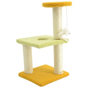 Arbre à chat de Noël monobloc avec nid pour chat, griffoir et jouet pour chaton, personnalisable - Product Image 5
