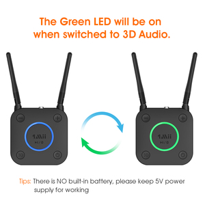 1mii B06pro 3D Surround Âm Thanh Streaming Âm Nhạc Receiver Tầm Dài Bluetooth Adapter Hifi Không Dây Màu Xanh Răng 5.1 Âm Thanh Receivers - Product Image 3
